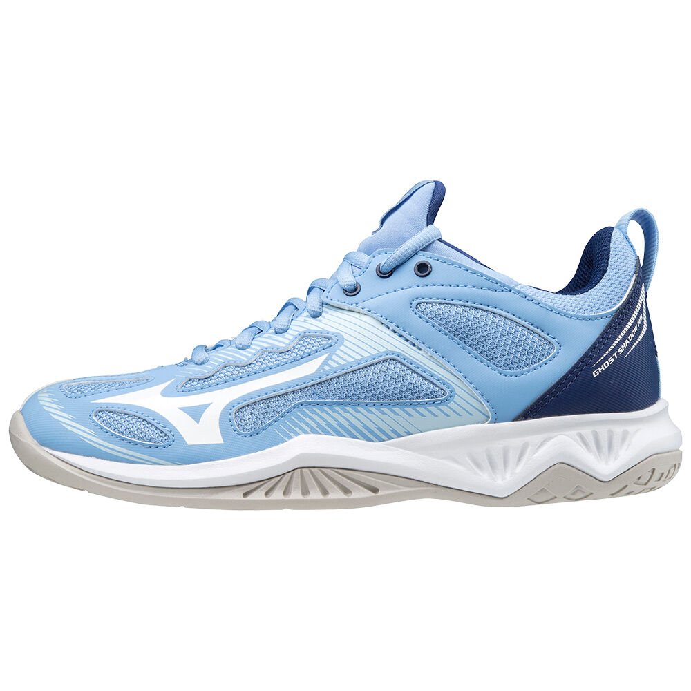 Mizuno Women's Ghost Shadow Nb Netball Shoes Blue/White (X1GB1995-PMJ)